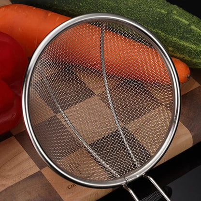 Multi Specification Stainless Steel Wooden Handle Mesh Colander