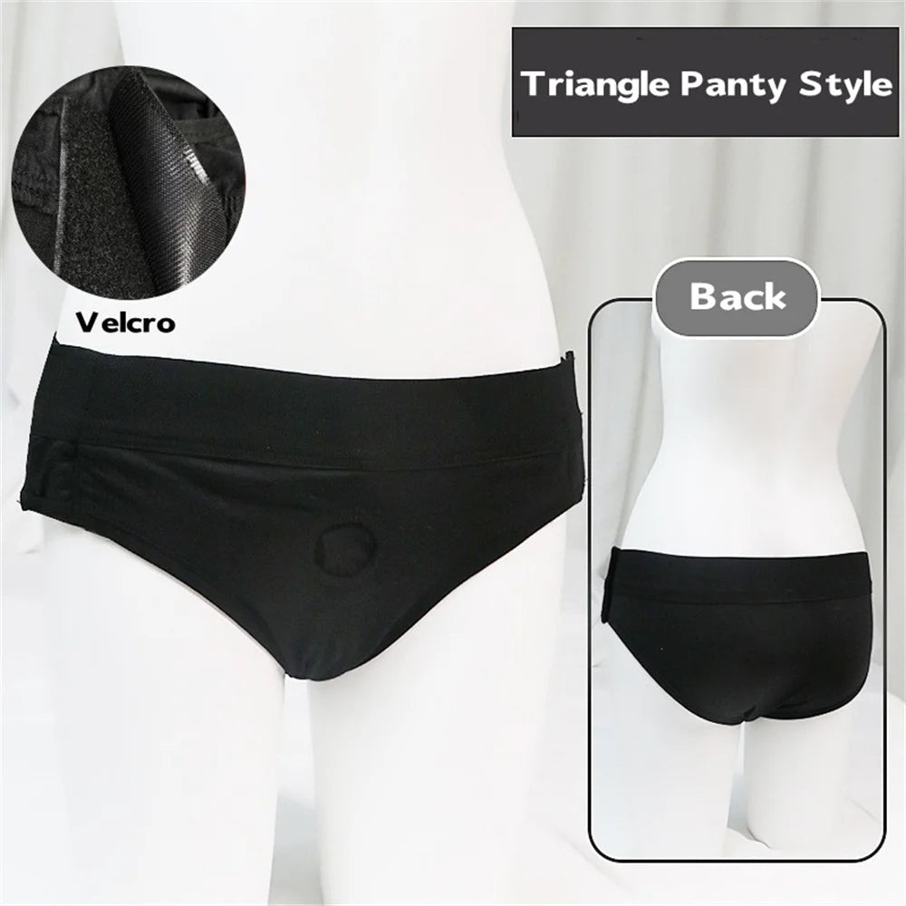 Strap On Dildo Harness Shorts for Lesbian Gay Wearable Dildo Pants for Women Couples