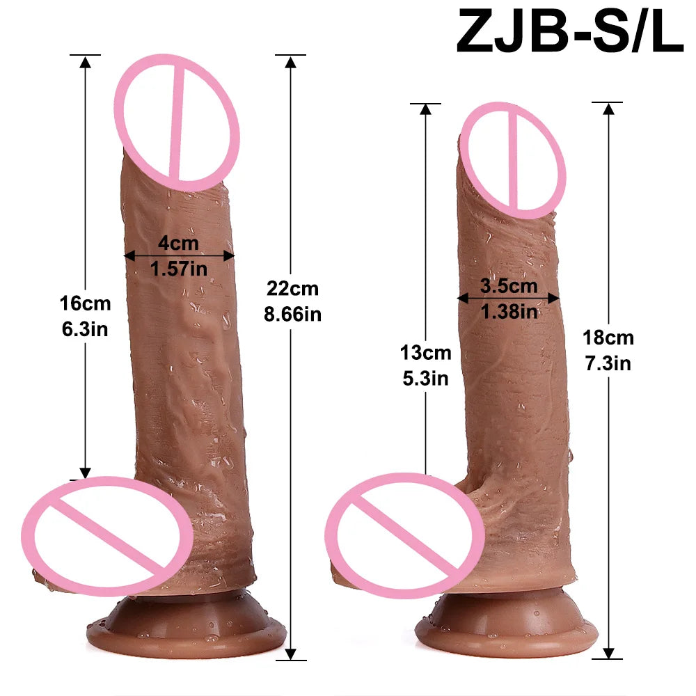 Realistic Cheap Dildo Soft Sexy Silicone Penis