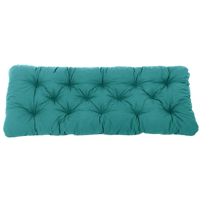 Memory Foam Garden Bench Cushion - Cotton Filled Rectangle