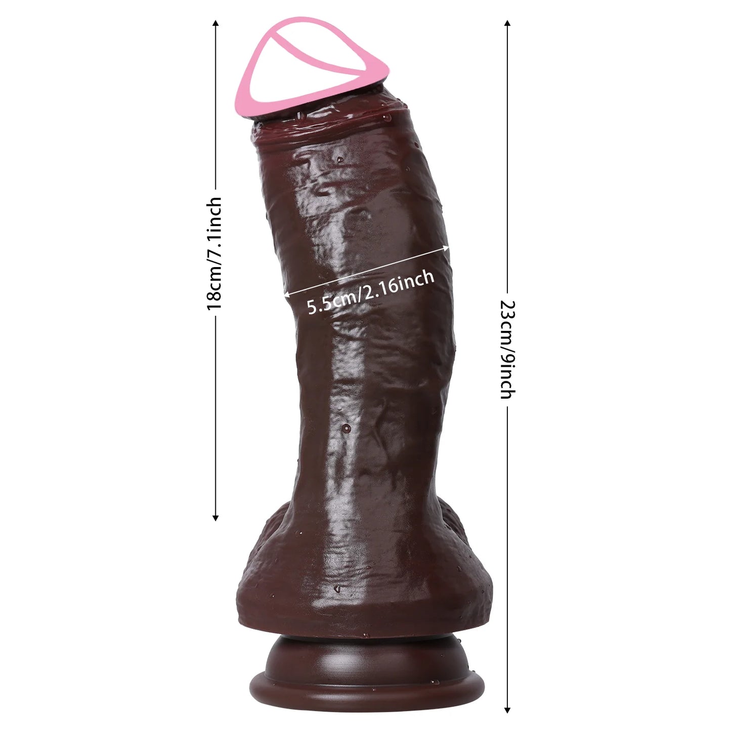 Large Realistic Dildo with Suction Cup