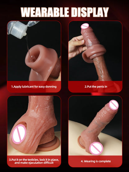 Male Enhancement Sleeve with Ring