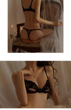 Seamless Push-Up Plunge Bra Set
