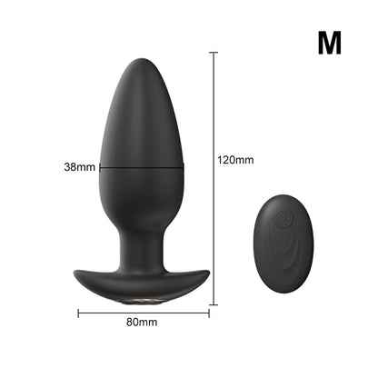 Wireless Remote Control Vibrating Anal Butt Plug Prostate Massager Sex Toys