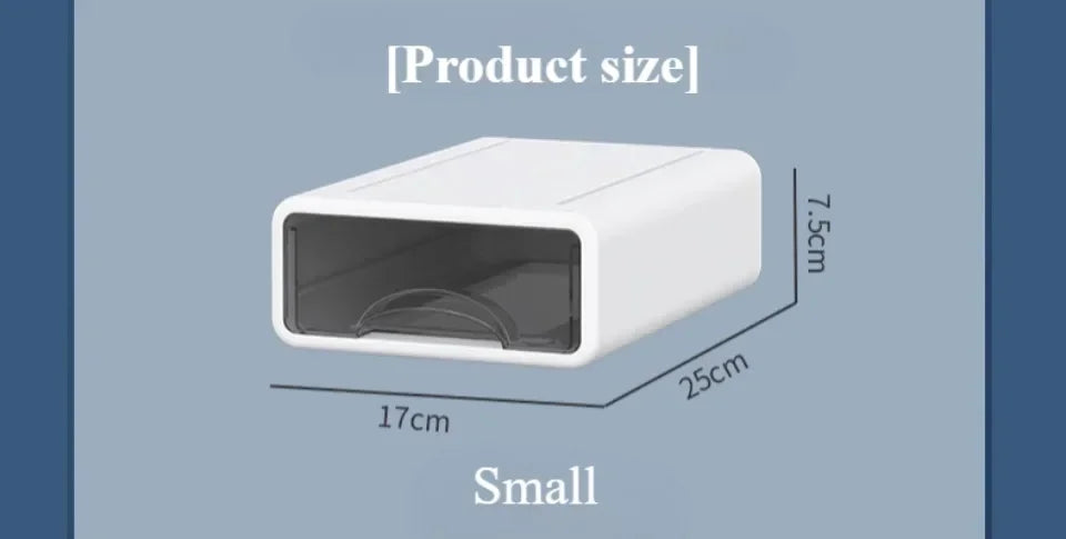 Plastic Box Desktop Organizer Drawer Makeup Storage