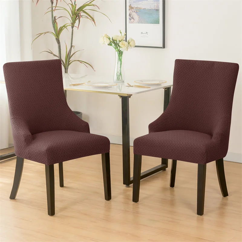 Yupartex Stretch Chair Cover - Jacquard Spandex Slipcover