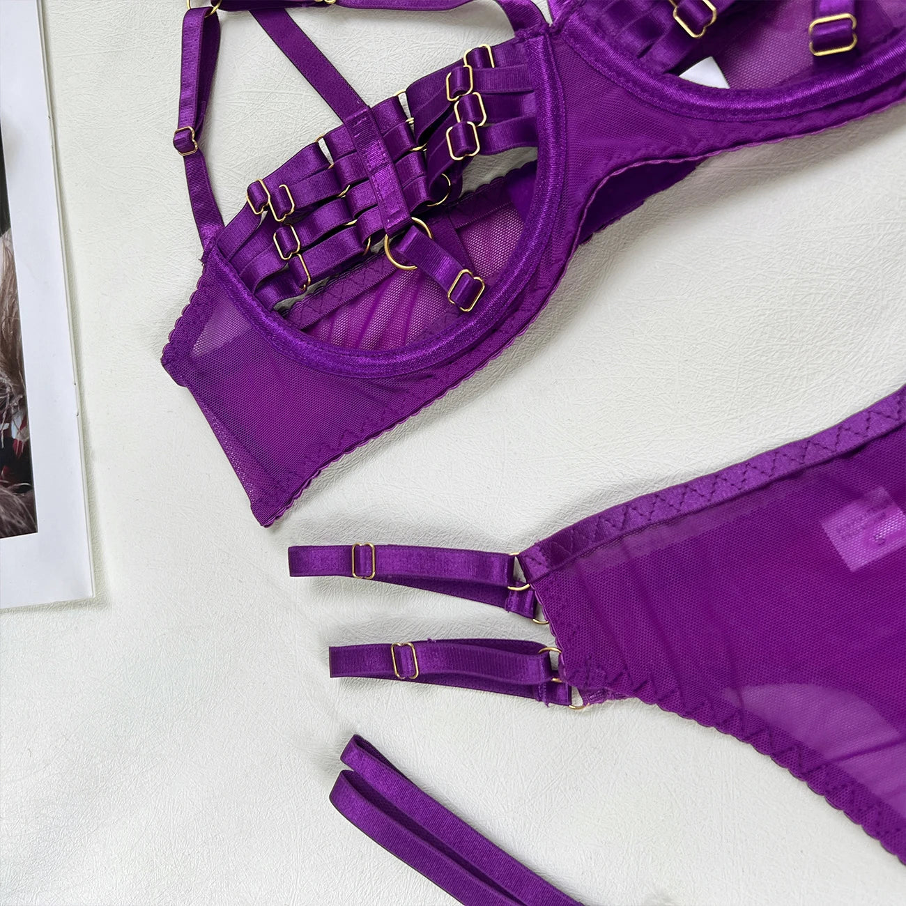 Sexy Lingerie Naked Women Without Censorship 5-Piece Sexy Costume