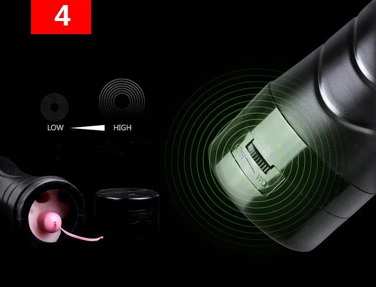 Vibrating Male Masturbator Cup