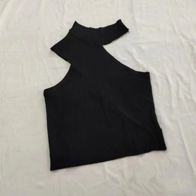 Heliar Sexy Tank Top - Hollow Out Design