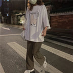 Baggy All-match T-shirts Women Casual Summer Korean Fashion The Max Mall