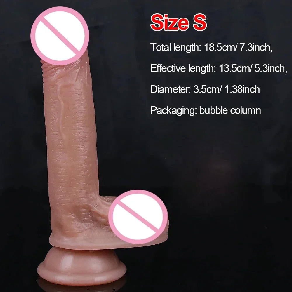 Vibrating Dildo with Suction Cup