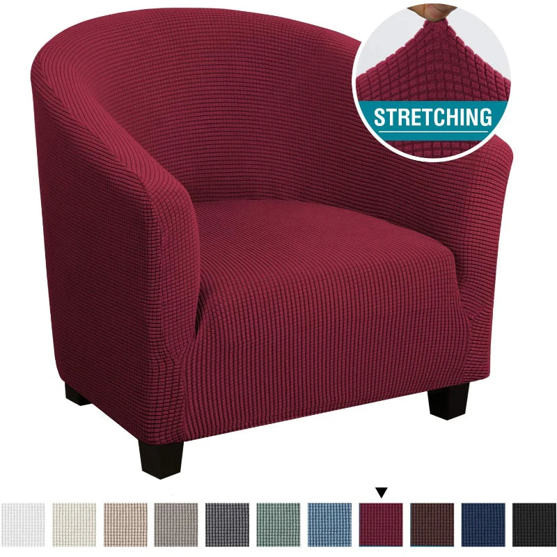 Anti-Slip Polyester Sofa Cover - Stretch Accent Chair Slipcover