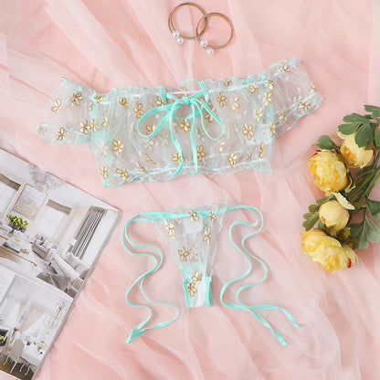 Ultra Transparent Sensual Bra And Underwear Setsv