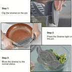 Adjustable Clip On Strainer For Pots Pans And Bowls The Max Mall