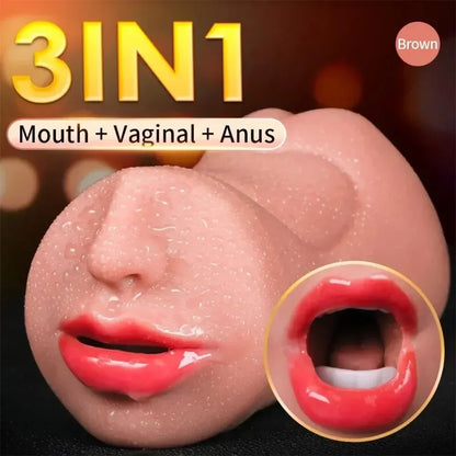3-in-1 Male Masturbator Cup