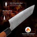 F.YOUNG 8.2" Japanese Kiritsuke Knife - 67-Layer Damascus Steel Professional Chef Knife The Max Mall