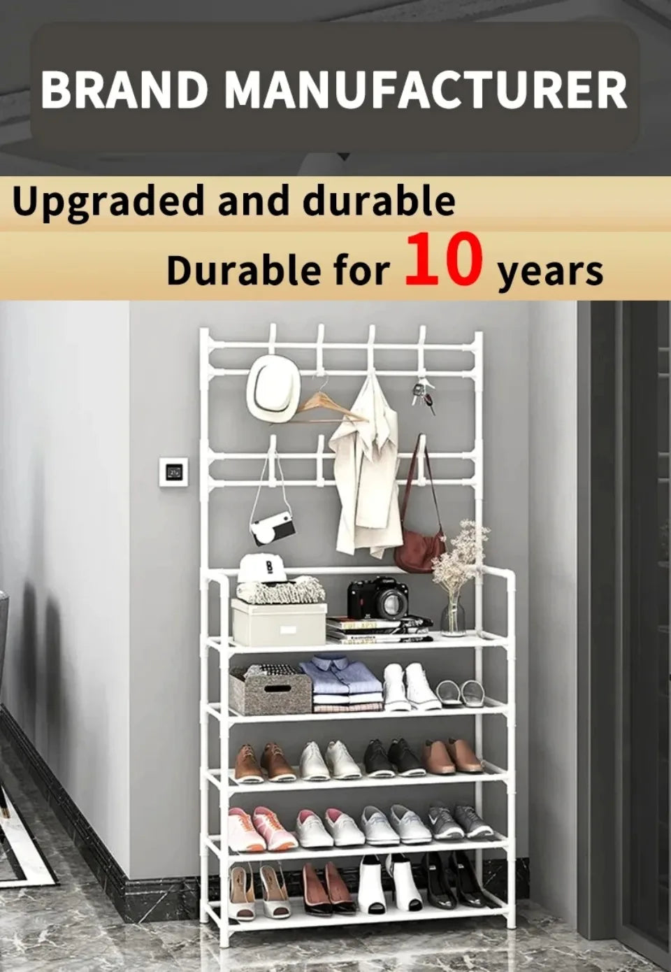 Multi-Layer Shoe Rack Storage Cabinet