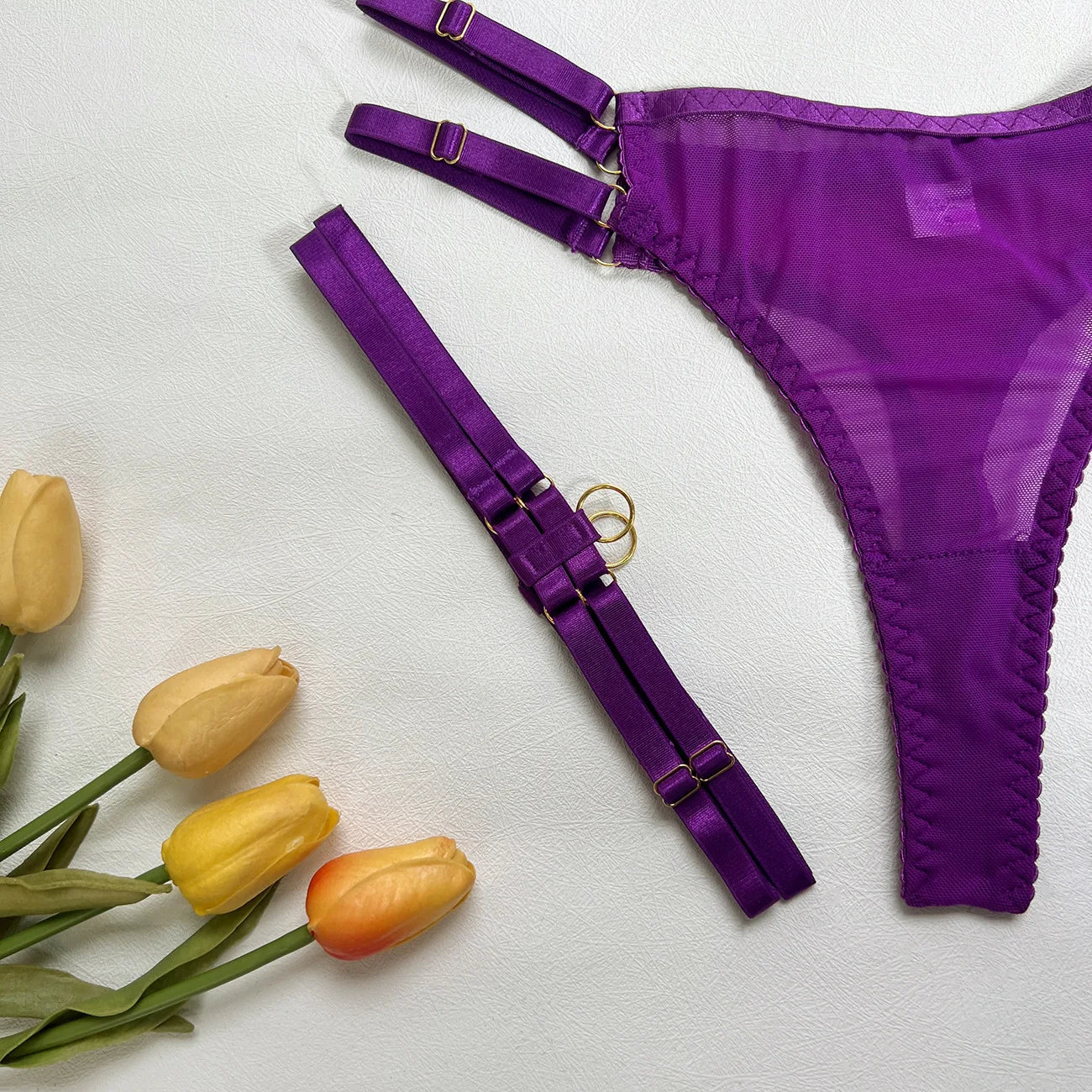 Sexy Lingerie Naked Women Without Censorship 5-Piece Sexy Costume