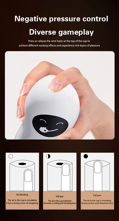 Male Masturbator With Suction Cup Adult Sex Toys
