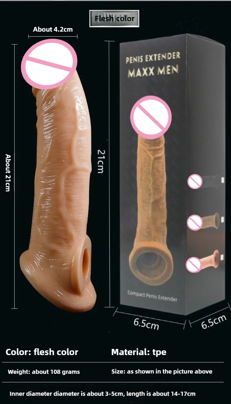Penis Enhancement Sleeve with Ring