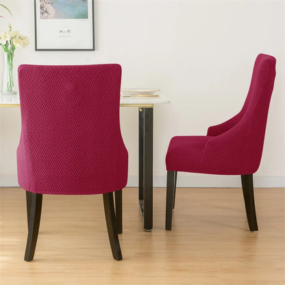 Yupartex Stretch Chair Cover - Jacquard Spandex Slipcover