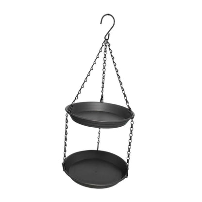 Kesoto Hanging Bird Feeder - Double Plate Large Capacity
