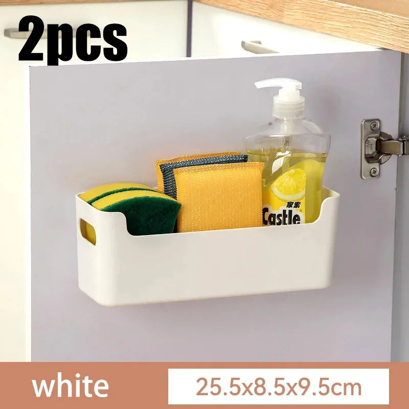 Kitchen cabinets are classified and organized into storage boxes for dishes