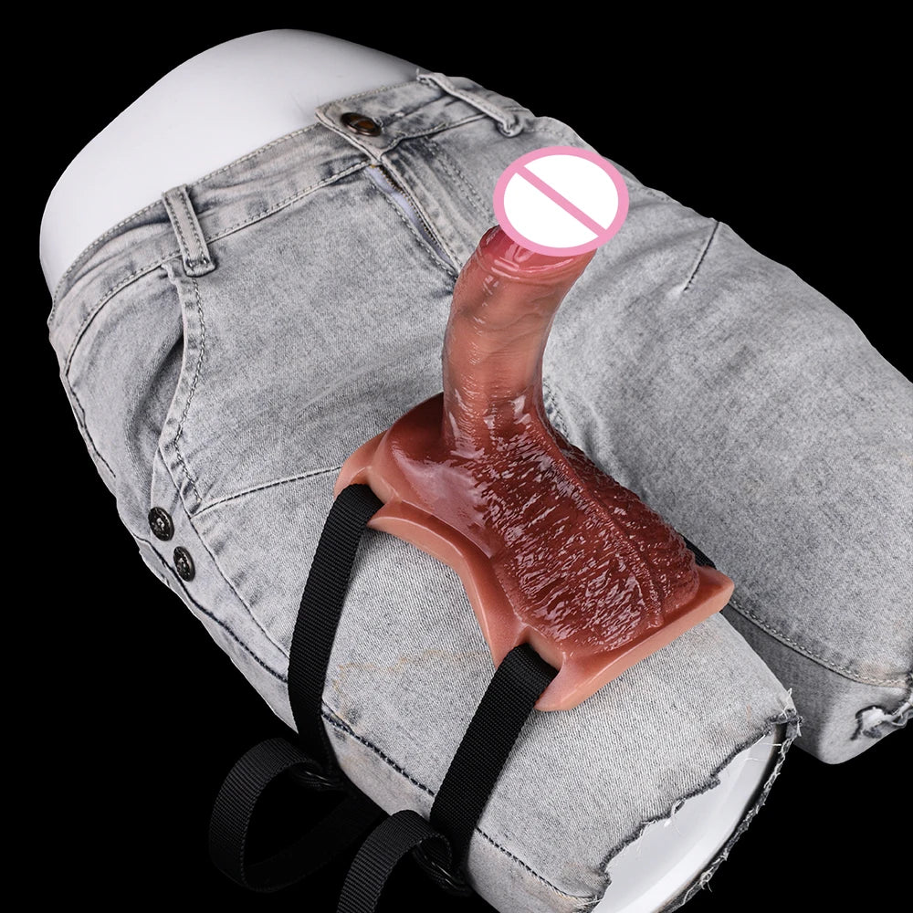 Realistic Vagina Dildos Underwear Pad Anal Clit Massage