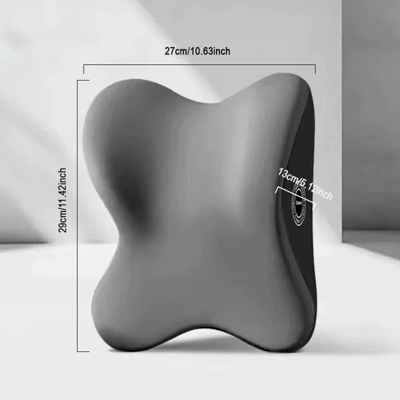 Car Neck Pillow Support High End Car Grey Pillow