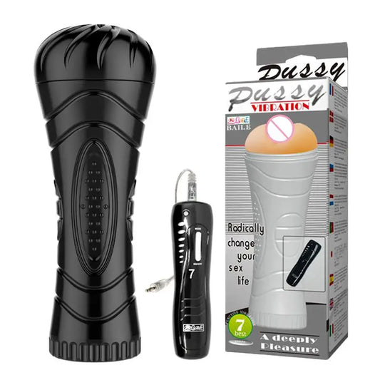 7-Speed Vibrating Male Masturbator Cup
