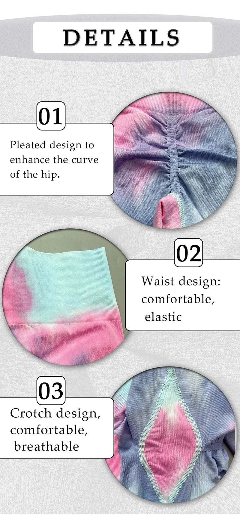 Mrs win Tie Dye Yoga Pants High Waist Leggings
