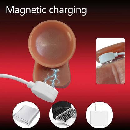 Heating Thrusting dildo Vibrator with Suction Cup