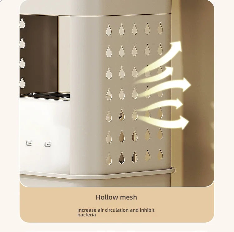 3 Layers Durability Plastic Waste Container with Modern Look