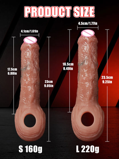Male Enhancement Sleeve with Ring