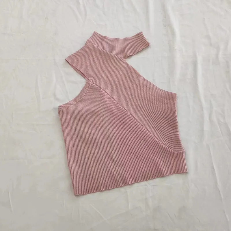 Heliar Sexy Tank Top - Hollow Out Design