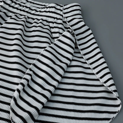 Linad Striped V-Neck Set