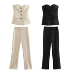 LWAIXS High Street Two-Piece Set - Strapless Top LWAIXS