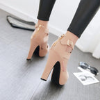 Roman Style Suede Sandals - Fish Mouth The Max Mall