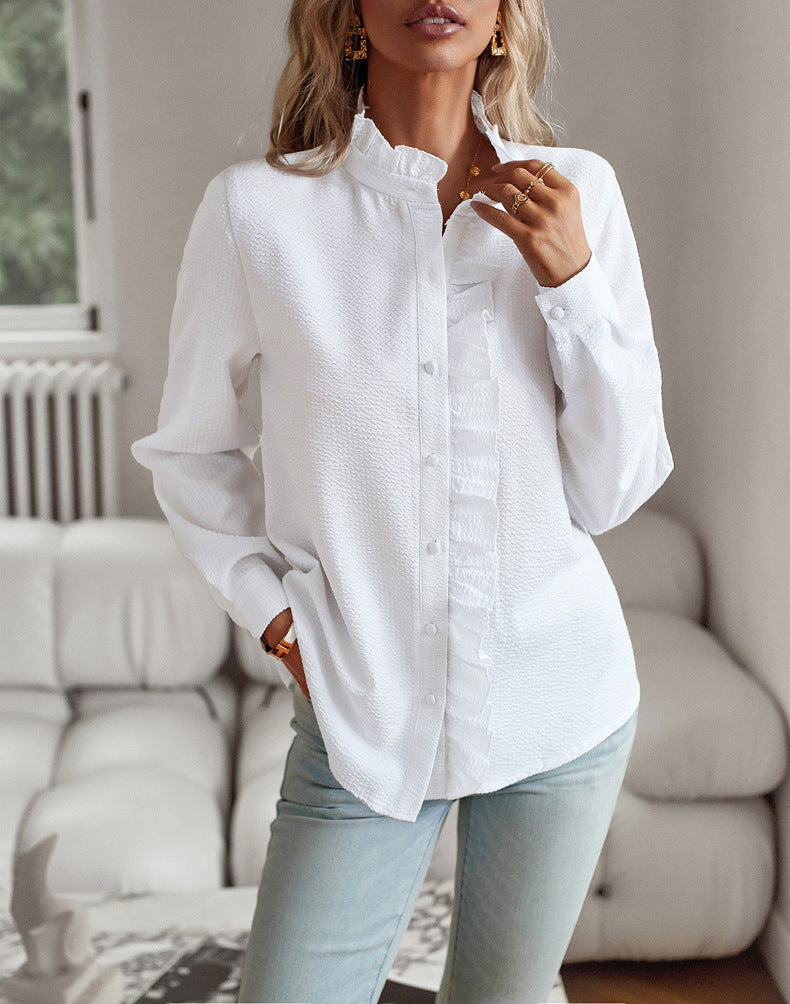 Cotton Striped Commute Shirt