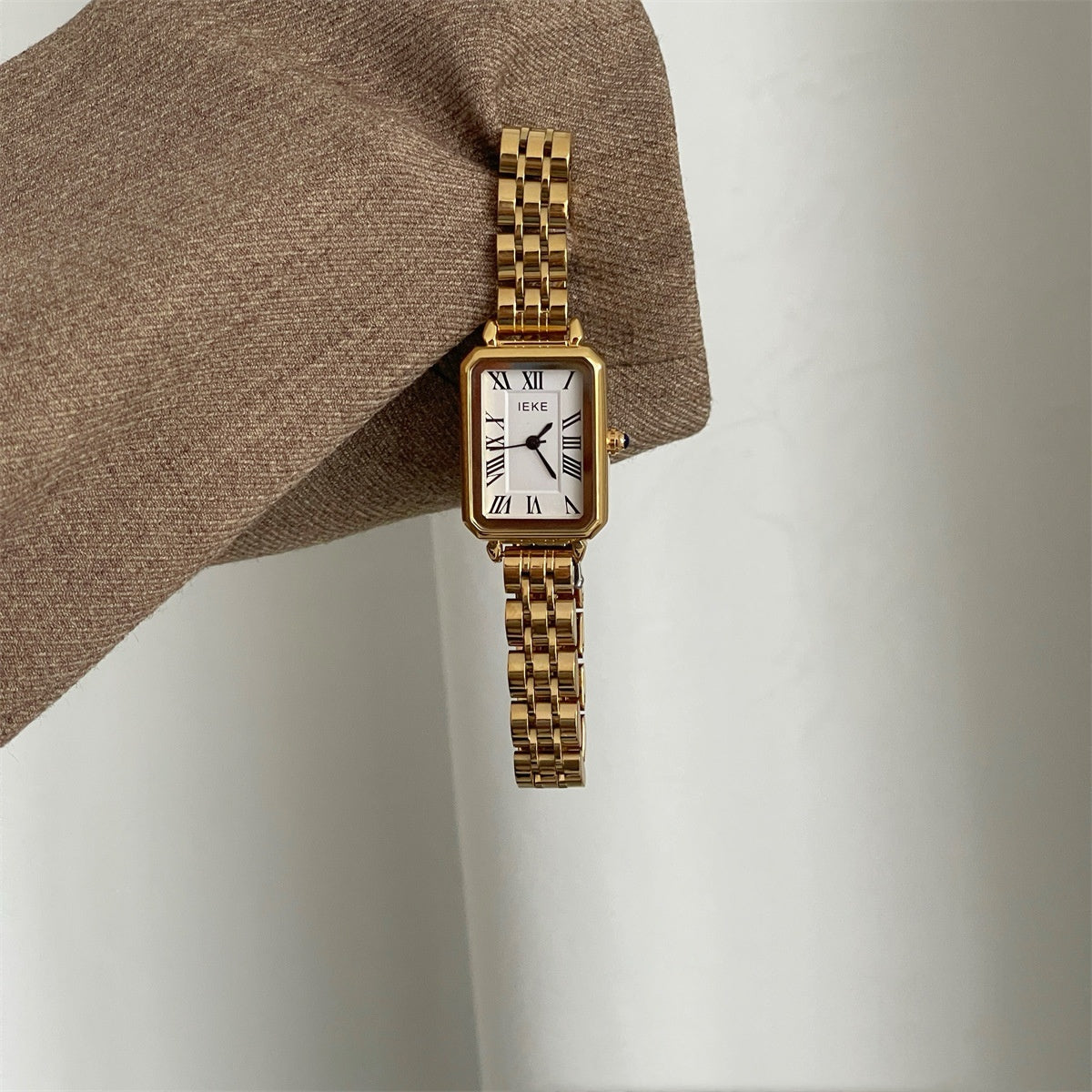 Stainless Steel Butterfly Buckle Watch