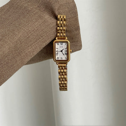 Stainless Steel Butterfly Buckle Watch