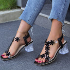 Fish Mouth PU Sandals The Max Mall