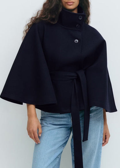 Polyester Batwing Sleeve Jacket