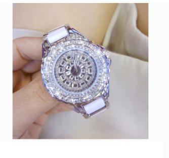 Fashion Diamond Women's Watch - Round Dial