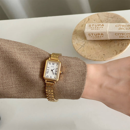 Stainless Steel Butterfly Buckle Watch