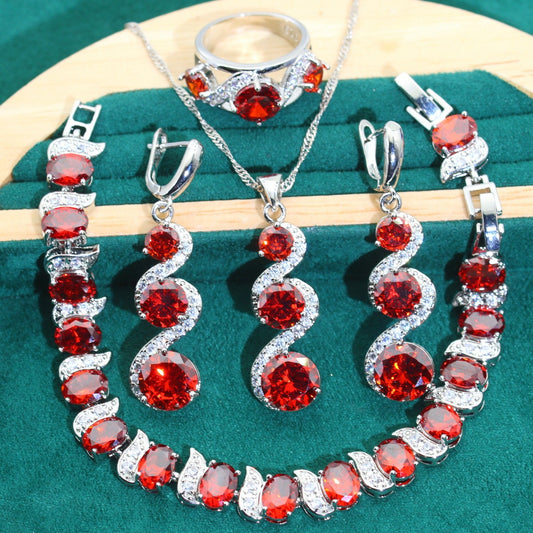 Retro Cross Crown Jewelry Set