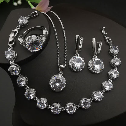 Love Heart Jewelry Set - 4 Piece Collection