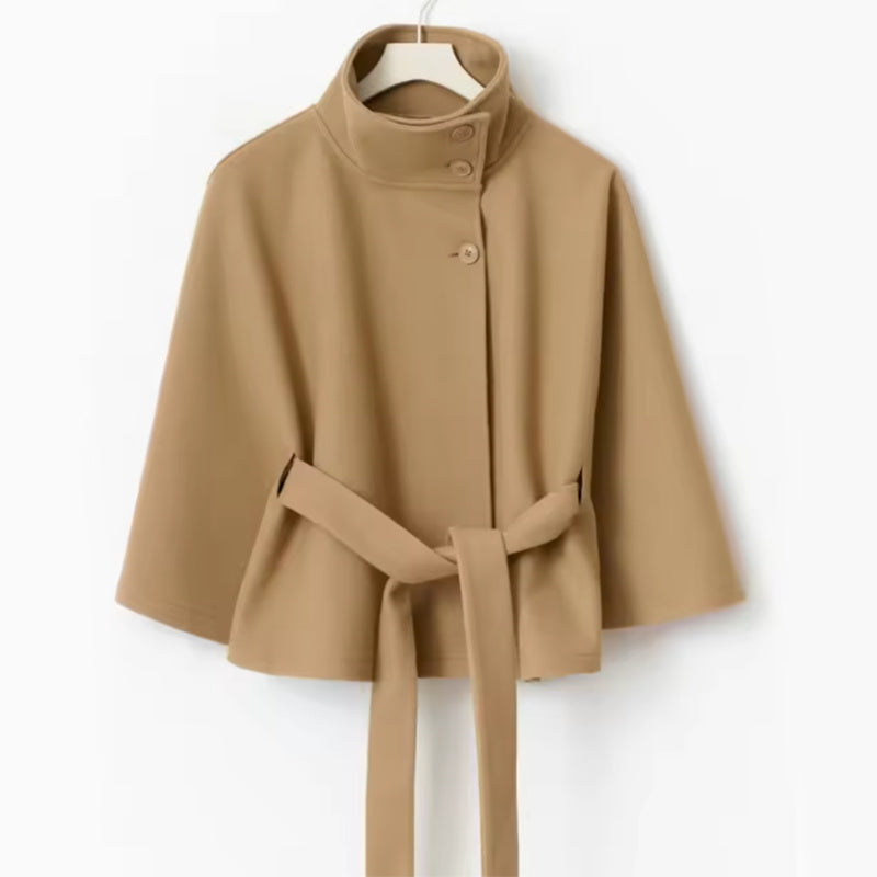 Polyester Batwing Sleeve Jacket