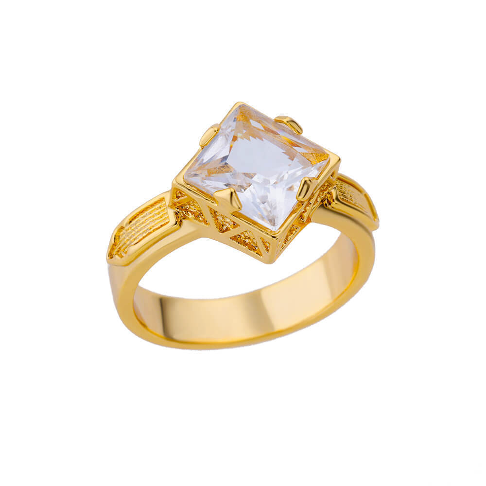 Geometric Copper Ring - Unisex Style The Max Mall