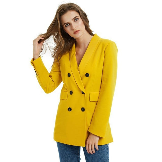 Women's Suit Jacket - Khaki & Army Green
